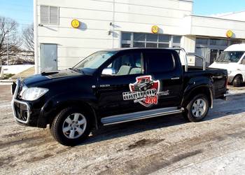 Orurowanie skrzyni ładunkowej Toyota Hilux rury na pake