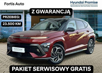 Hyundai Kona 1.6 T-GDi 198KM 4WD N-Line 7DCT Salon PL Serwis ASO Gwarancja…