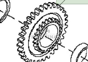 John Deere 8110 8210 8310 8410 Bieg Tryb Zębatka CZĘŚCI R108449