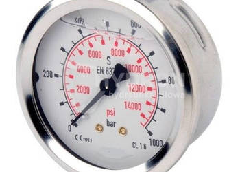 Manometr tylny 400 bar MG3-63 gwint 1/4"