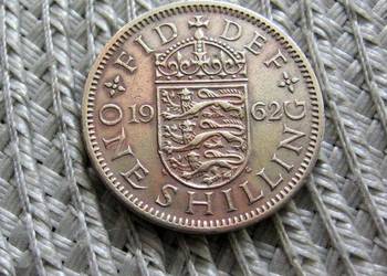 Wielka Brytania 1 Szyling 1962r - Herb Angli