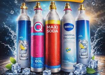 Dostawa Warszawa. Wymiana naboi do saturatorów u klienta.