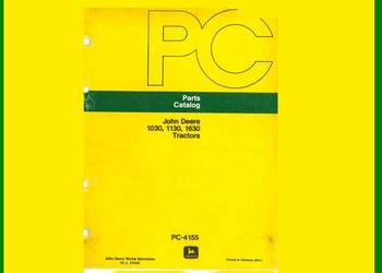 JOHN DEERE 1030, 1130, 1630 KATALOG CZESCI