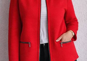 Pikowana narzutka / kurteczka / żakier r 50