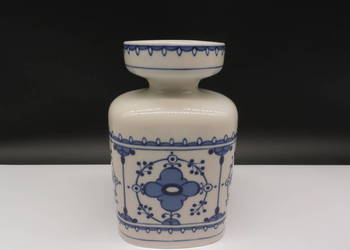 Wazon Vintage Fine China Lichte ECHT KOBALT Niemcy Lata 70 Kolekcjonerski