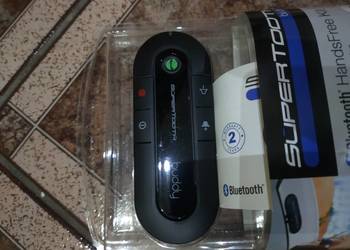 Zestaw głośnomówiący Bluetooth, superthooth baddy do auta NOWY!