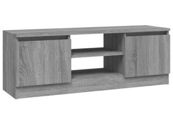 Szafka pod TV z drzwiczkami szary dąb sonoma 102x30x36 cm WM-823356