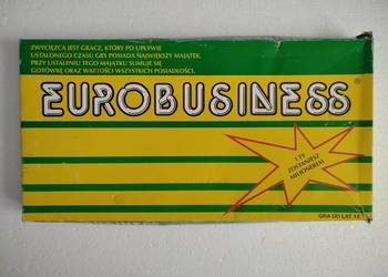 Eurobusiness Eurobiznes ekonomiczna gra planszowa komplet