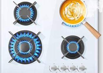 Płyta gazowa Biała