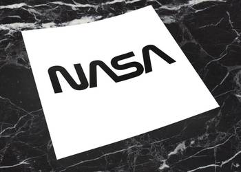 Naklejka NASA 8 x 8 cm spacex elon musk space #7