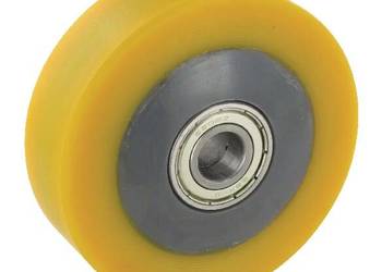 Koło metalowo gumowe z tulejką 100 mm WH849100