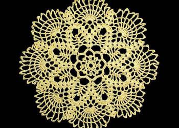 Serwetka szydełkowa 21cm (S174)