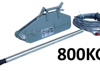 WCIĄGARKA LINOWA RĘCZNA 800 KG VIBER SYSTEM WL800 20 M