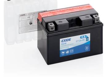 Akumulator motocyklowy EXIDE ET12A-BS YT12A-BS 12V 9.5Ah