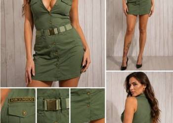 Sexi sukienka mini – kostium militarny Ann Summers London XL / 42