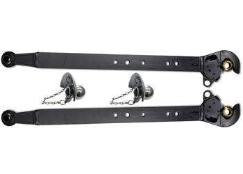 2x Cięgło Boczne DOLNE BELKA 970mm MF255 KULA KOŁNIERZ [2468