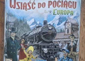 Wsiąść do pociągu: Europa - gra planszowa, rodzinna