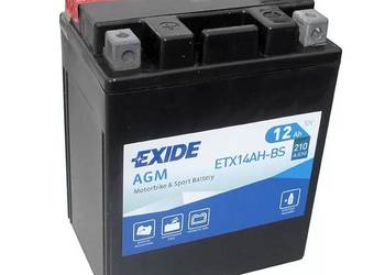Akumulator motocyklowy EXIDE ETX14AH-BS 12V 12Ah 210A