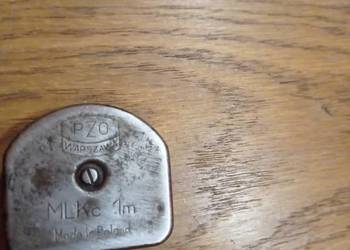 Miarka PRL PZO Warszawa MLKc 1m
