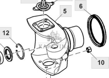 John Deere 7830 Przegub Przedniego Napędu Prawy Lewy R155627 R155628