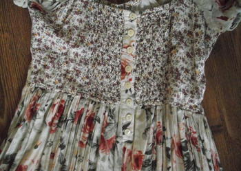 ZWIEWNA SUKIENKA FLORALL Z BAWEŁNY -  r. 40 - 42