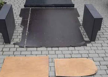 Podłoga zabudowa wycieraczki FIAT DOBLO CARGO 2 + dywaniki