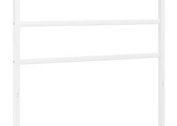 Metalowe wezgłowie białe 107 cm WM-355444