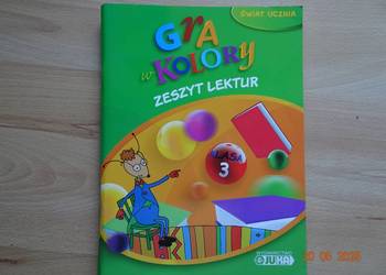 Gra w kolory. Zeszyt lektur. Klasa 3