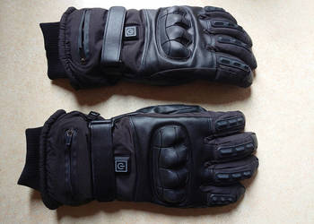 Rękawice ogrzewane motocyklowe narciarskie zimowe ocieplane