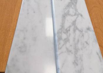 Cokół marmurowy/Listwa przypodłogowa CARRARA BIANCO wys. 8 cm