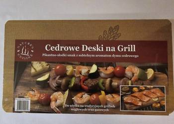 Deska Cedrowa do grillowania DESKA CEDR CZERWONY na RUSZT GR