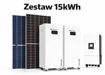 Zestaw budżetowy 15kWh LV (panele, inwerter 3 fazy, magazyn 32 kWh)