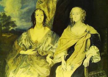 Portret Anny Dalkeith i Anny Kirke pędzla Anthonisa van Dyck