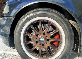 Felgi Binno B980 16x7.5 ET35 72.6 5x120 + opony zimowe 205/55/16 BMW E46