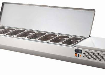 Profesjonalna Nadstawka Chłodnicza z Pokrywą 4x GN1/3 VRX 120/38SN