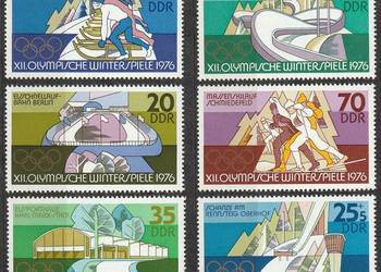 NIEMCY NRD DDR - OLIMPIADA INNSBRUCK - 1976 - CZYSTE **