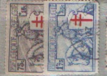 Zn. Belgia  Mi 389 **, 91 kas 1934