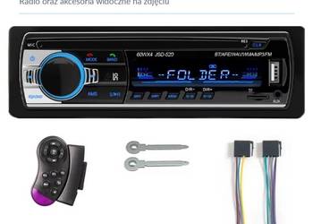 Radio samochodowe JSD-520 Bluetooth 1 DIN USB FM pilot na kierownicę