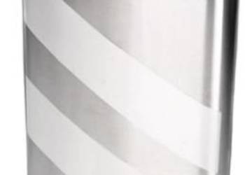 Piersiówka do alkoholu Stal Nierdzewna 270 ml 9 OZ w Srebrne Paski Gentelo