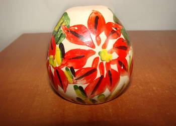 stara ceramiczna solniczka, sygnowana
