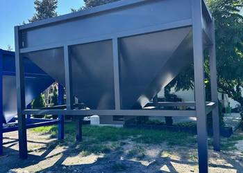 Kosz, Kontener zasypowy, paczkarka, zasobnik 3m3