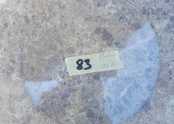 83 Szkło szyba płaska starego zegara 144mm