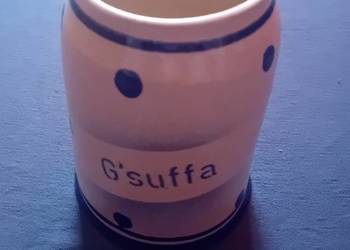 Ceramiczny kufel art deco - G'suffa, ręcznie zdobiony.