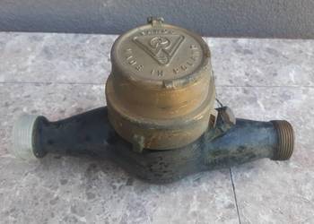Stary wodomierz licznik Fawod 1968r mosiądz steampunk