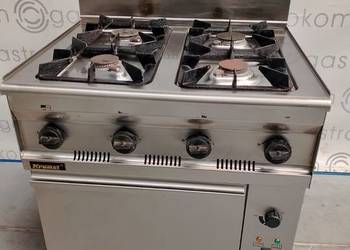 Kuchnia gazowa z piekarnikiem elektrycznym Kromet 700.Kg-4/Pe-1 gaz G20