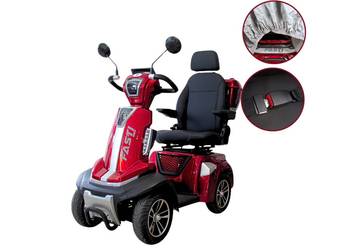Wózek elektryczny czterokołowy ELECTRORIDE FASTI MED + pas + pokrowiec