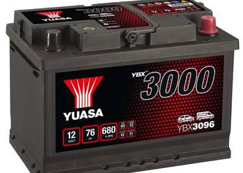 Akumulator Yuasa Standard 12V 76Ah 680A Prawy Plus
