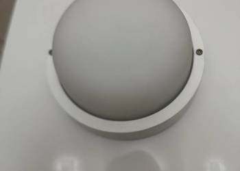 Lampa sufitowa plafon oprawa IP44 porcelanowa oprawka szklany klosz