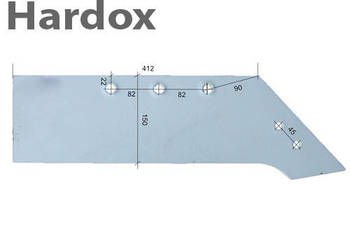 Lemiesz 300ha! HARDOX do pługa UNIA grudziądz TUR IBIS VIS