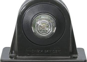 Lampa obrysowa LED, prawa, 12/24V czerwona / przezroczysta,  przykręcana W…